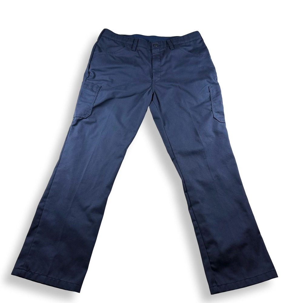 Red Kap Performance Shop Pants Mens Navy Blue Cargo Work Trousers PX62NV2 36x30